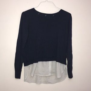 Hi-Low Button Cardigan Sz M